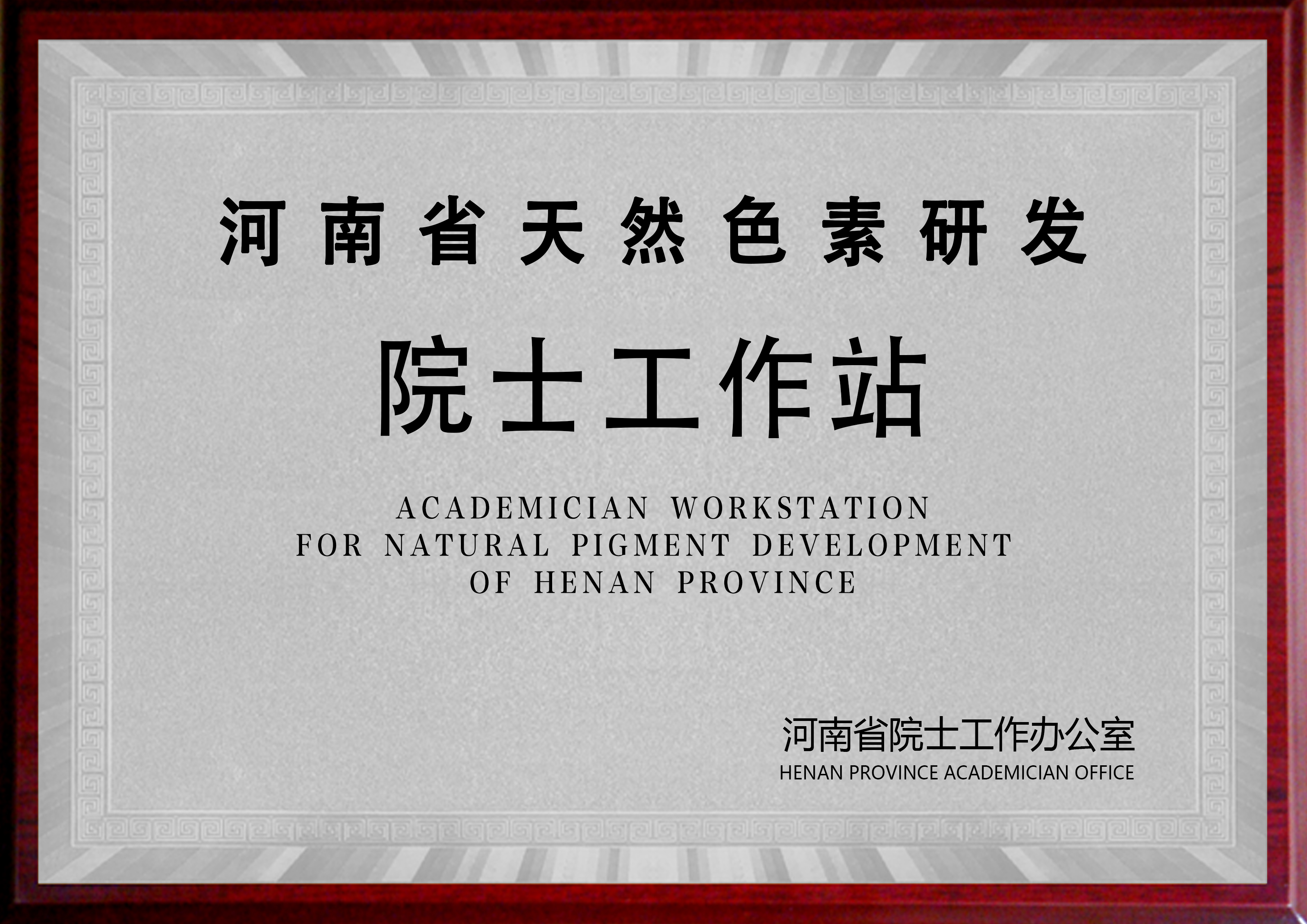 河南省天然色素研发院士工作站